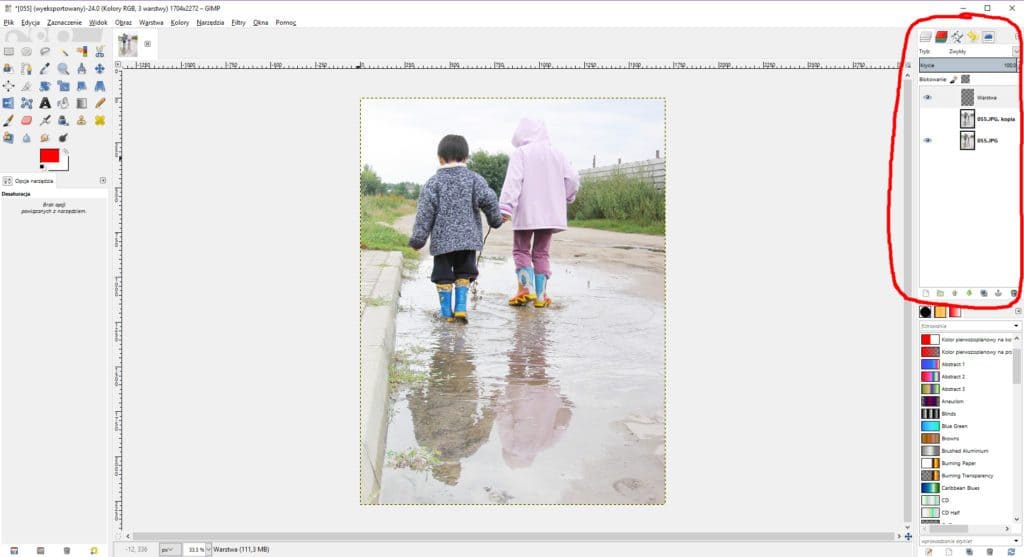 Kolaż ze zdjęć w GIMPIe - tutorial 1